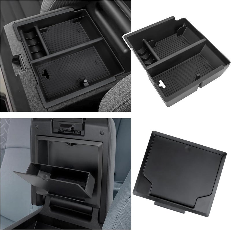 Sinminou Center Console Organizer Compatible with 2025-2026 Toyota 4Runner (6th Gen) Interior Accessories, Armrest Organizer Tray Insert with Hidden Storage Box for Coin and Sunglasses - Image 1